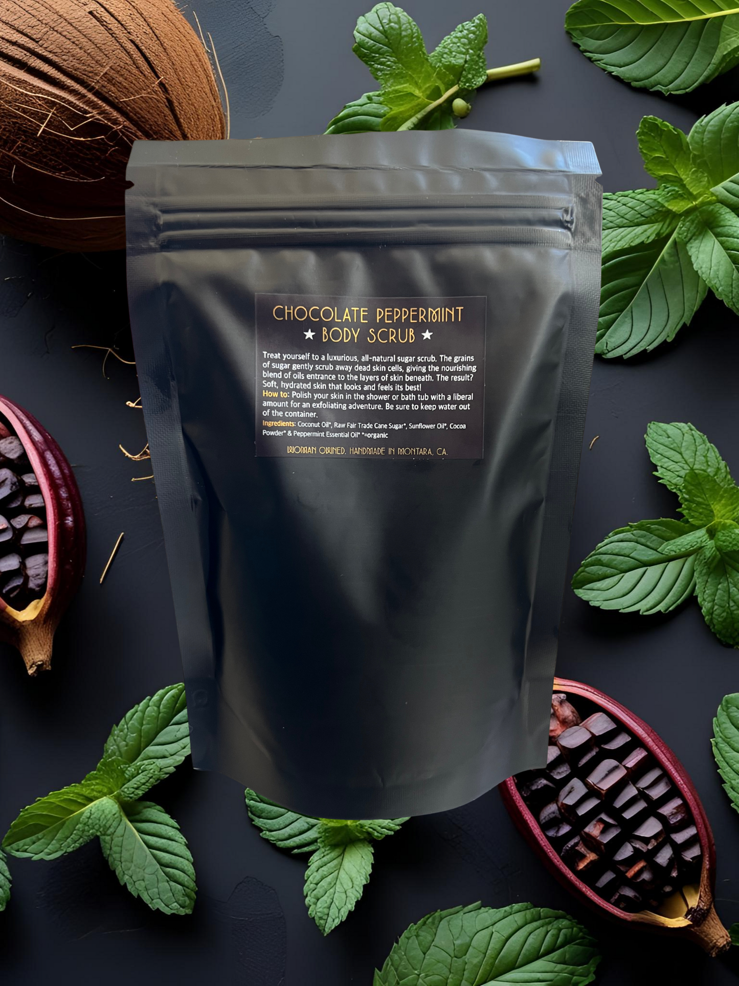 Chocolate Peppermint Body Scrub